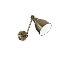 Sieninis šviestuvas Ideal Lux Wall lamp with 1 light NEWTON, E27, baltas
