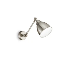 Sieninis šviestuvas Ideal Lux Wall lamp with 1 light NEWTON, E27, chrome
