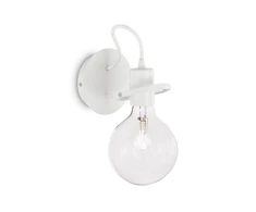 Sieninis šviestuvas Ideal Lux Wall lamp with 1 light Radijas, E27, baltas