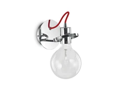 Sieninis šviestuvas Ideal Lux Wall lamp with 1 light Radijas, E27, chrome
