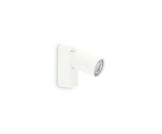 Sieninis šviestuvas Ideal Lux Wall lamp with 1 light RUDY, GU10, baltas