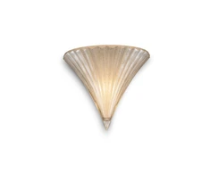 Sieninis šviestuvas Ideal Lux Wall lamp with 1 light SANTA, E14, auksinis color
