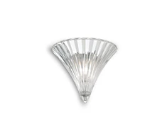 Sieninis šviestuvas Ideal Lux Wall lamp with 1 light SANTA, E14, transparent