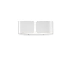 Sieninis šviestuvas Ideal Lux Wall lamp with 2 lights CLIP, G9, baltas