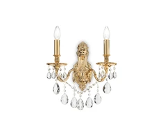 Sieninis šviestuvas Ideal Lux Wall lamp with 2 lights GIOCONDA, E14, bone color