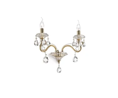 Sieninis šviestuvas Ideal Lux Wall lamp with 2 lights NEGRESCO, E14, baltas