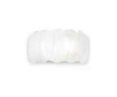 Sieninis šviestuvas Ideal Lux Wall lamp with 2 lights OVALINO, E27, juodas