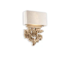 Sieninis šviestuvas Ideal Lux Wall lamp with 2 lights PETER, E14, sand color