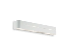Sieninis šviestuvas Ideal Lux Wall lamp with 3 lights POSTA, E14, baltas