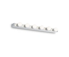 Sieninis šviestuvas Ideal Lux Wall lamp with 6 lights PRIVE', E14, chrome