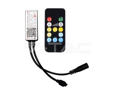 V-tac Wifi valdiklis su nuotolinio valdymo pultu, skirtas 3in1+RGB LED juostai, 24 mygtukai