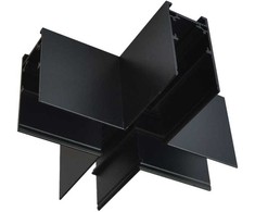 X formos jungtis magnetiniam bėgeliui VIOKEF MAGNETIC, juoda, 02/0218