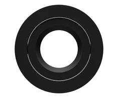 Žiedas, skirtas įleidžiamam šviestuvui COMBO ADJUST, juodas