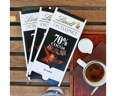 3vnt. "LINDT EXCELLENCE" juodojo šokolado (70%)