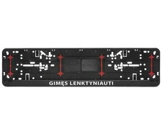 Automobilio numerių rėmelis "Gimęs lenktyniauti"