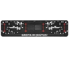 Automobilio numerių rėmelis "Greita ir įsiutus"