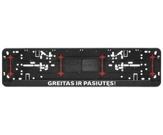 Automobilio numerių rėmelis "Greitas ir pasiutęs"