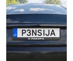 Automobilio numerių rėmelis "II pakopa"