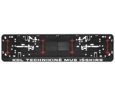 Automobilio numerių rėmelis "Kol technikinė mus išskirs"