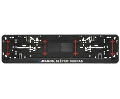 Automobilio numerių rėmelis "///Mamos, slėpkit dukras"