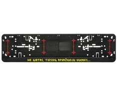 Automobilio numerių rėmelis "Ne girtas"