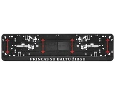 Automobilio numerių rėmelis "Princas su baltu žirgu"