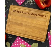 Bambukinė pjaustymo lentelė "Bosės pjaustymo lentelė"