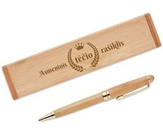 Bambukinis rašiklis "Asmeninis Tėčio rašiklis"