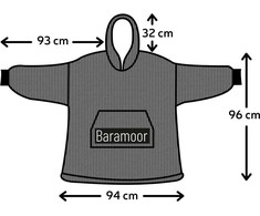 BARAMOOR džemperių - pledų komplektas "Best friends"