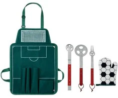 Barbekiu prijuostė su įrankiais "Football"