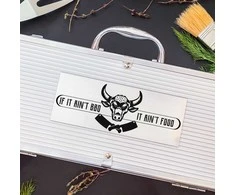 Barbekiu rinkinys "If it ain't BBQ - it ain't FOOD"