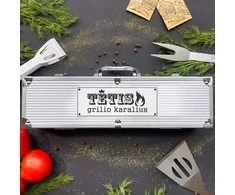 Barbekiu rinkinys "TĖTIS - grilio karalius"