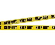 Barjerinė juosta "KEEP OUT"