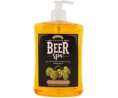 Bohemia Gifts Skystas muilas "BEER SPA" (500ml) su alaus mielėmis ir apynių ekstraktais