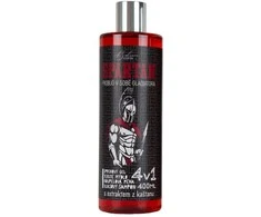 Bohemia Gifts Vyriškas dušo gelis, šampūnas, putos ir muilas 4in1 "Spartan" (400ml)