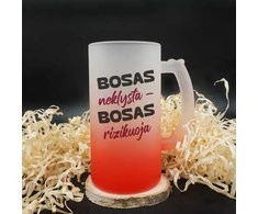 Bokalas "Bosas neklysta - bosas rizikuoja"