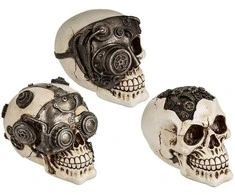 Dekoratyvinė kaukolė "Cyborg Skull"