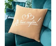 Dekoratyvinė pagalvėlė "Aš tave myliu"