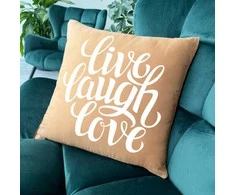 Dekoratyvinė pagalvėlė "Live, Laugh, Love"