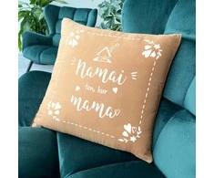 Dekoratyvinė pagalvėlė "Namai ten, kur mama"