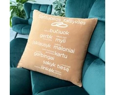 Dekoratyvinė pagalvėlė "Santuokos taisyklės"