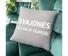 Dekoratyvinė pagalvėlė "Svajonės pildosi"