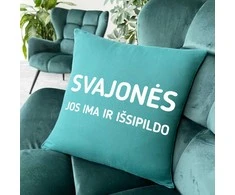 Dekoratyvinė pagalvėlė "Svajonės pildosi"