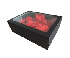 Dovanų dėžutė, juoda 280x210x90mm