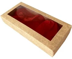 Dovanų dėžutė, ruda 200x90x30mm