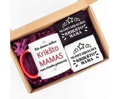 Dovanų rinkinys "Geriausia krikšto mama"
