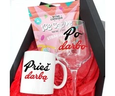 Dovanų rinkinys "Prieš ir po darbo"