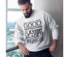 Džemperis "A Great Leader" (be kapišono)