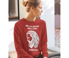 Džemperis "Ar su Jėzum kristum?" (be kapišono)