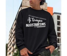 Džemperis "Aš netampu senesnis" (be kapišono)